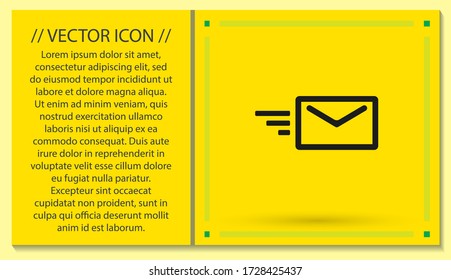 email icon email. lorem ipsum Flat Design JPG