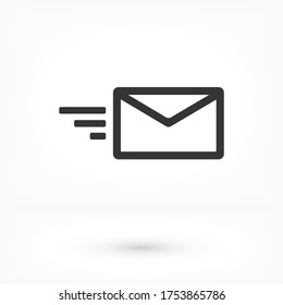 correo electrónico con icono de correo electrónico. lorem ipsum Flat Design JPG