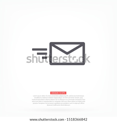 email icon email. lorem ipsum Flat Design JPG