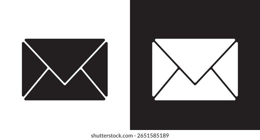 Ícone de email. Ilustração de vetor de design de símbolo de ícone de caixa de correio. Ícone e-mail vetor, símbolo isolado no fundo branco