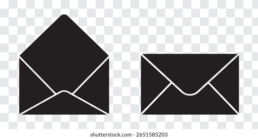 Ícone de email. Ilustração de vetor de design de símbolo de ícone de caixa de correio. Ícone e-mail vetor, símbolo isolado no fundo branco