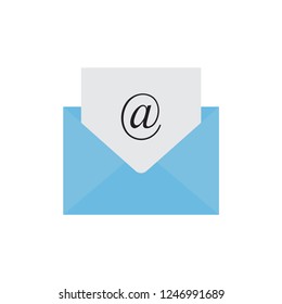 Email icon. Mail envelope icon