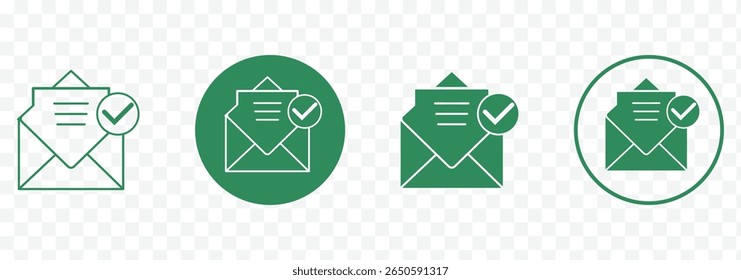 Ícone de email. Conjunto de ícones de email, email e envelope. Vetor de ícone de mensagem de envio de email definido. Linha de símbolo de ícone de e-mail ou caixa de entrada, conjunto plano. vetor de design social eps 10