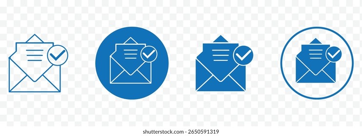 Ícone de email. Conjunto de ícones de email, email e envelope. Vetor de ícone de mensagem de envio de email definido. Linha de símbolo de ícone de e-mail ou caixa de entrada, conjunto plano. vetor de design social eps 10
