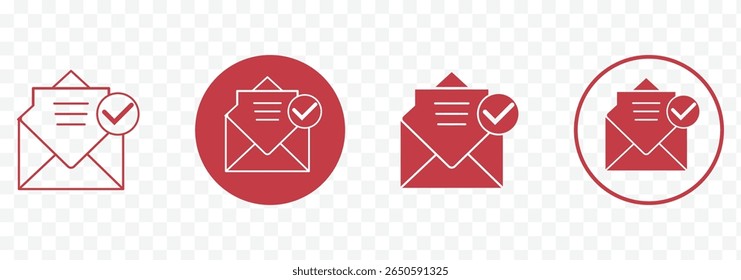 Ícone de email. Conjunto de ícones de email, email e envelope. Vetor de ícone de mensagem de envio de email definido. Linha de símbolo de ícone de e-mail ou caixa de entrada, conjunto plano. vetor de design social eps 10