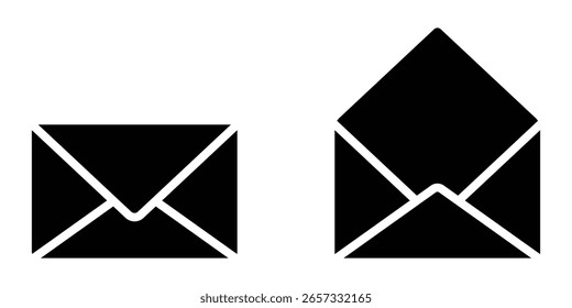 Email icon, mail icon, envelope icon set collection