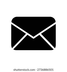 Email icon, mail, message, communication, correspondence, letter, send.