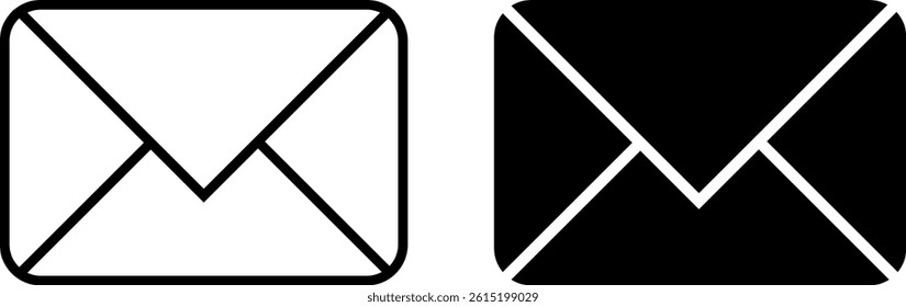 email icon. Mail sign. Suitable for Web Page. Digital Communication symbol. envelope icons