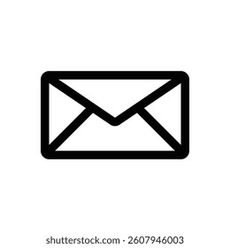 E-mail icon, Mail symbol for web, Envelope icon, email icon sign symbol in line icon style, Email sign vector illustration.