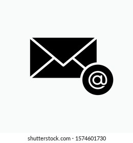 Email Icon. Message, Electronic Mail Symbol for Design, Presentation, Website or Apps Elements - Vector. 