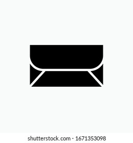 Icono de correo electrónico. Signo de mensaje. Símbolo de sobre.