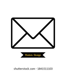 icono de correo electrónico con un diseño moderno. ilustración vectorial