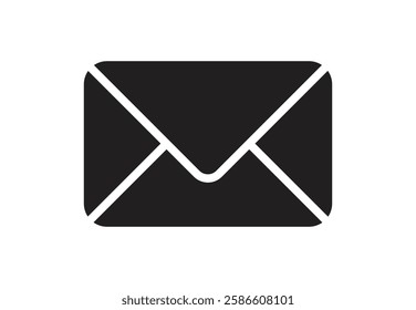 Email Icon with Notification Badge for Digital Communication , email icon . Mail icon . email icon vector. E-mail Envelope illustration