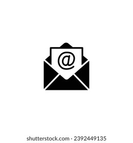 Icono de correo electrónico, vector de icono de notificación. símbolo del sitio web Equipo y teléfono móvil