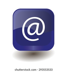 email icon on dark blue button