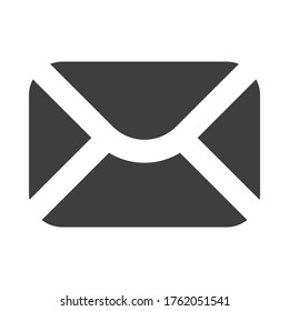 Email icon on white background
