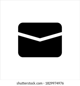 Email icon on white background