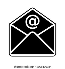 email icon on white background