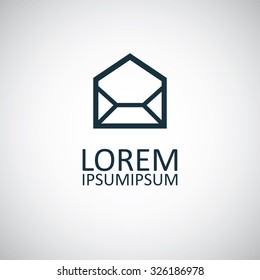 e-mail icon, on white background
