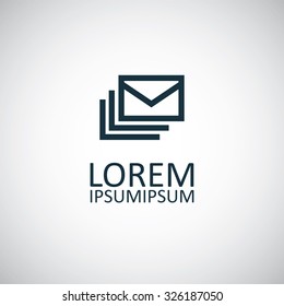 e-mail icon, on white background
