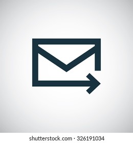 e-mail icon, on white background
