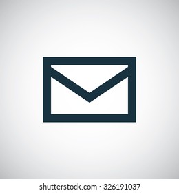 e-mail icon, on white background