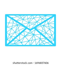 Email icon. Open envelope pictogram. Mail symbol, email and messaging, email marketing campaign for website design, mobile application, ui. Sending or receiving email concept working process.