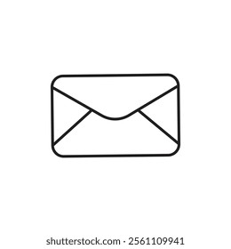 Email icon Outline vector line symbol