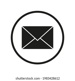 Email icon. E-mail receipt. Vector graphics