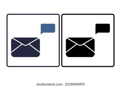 Email icon. Related to interaction. suitable for web site, app, user interfaces. solid icon style