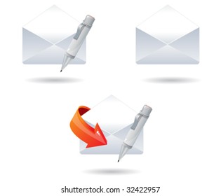 e-mail icon set 13