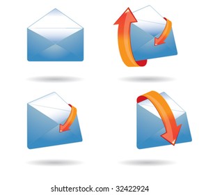 e-mail icon set 3