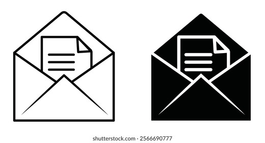 Email icon set. email icon vector illustration eps 10.