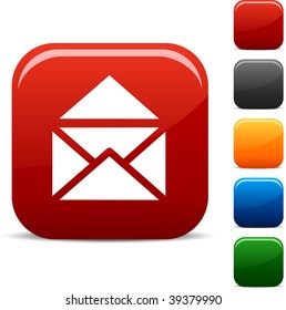 e-mail icon set. Vector illustration.