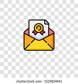 email icon sign and symbol. email color icon for website design and mobile app development. Simple Element from rewards collection for mobile concept and web apps icon.