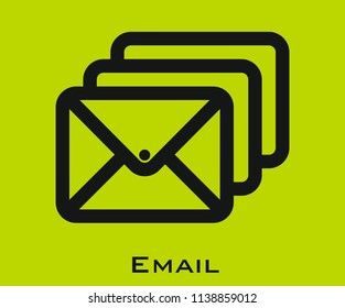 Email icon signs