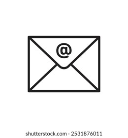 Email icon Simple thin outline