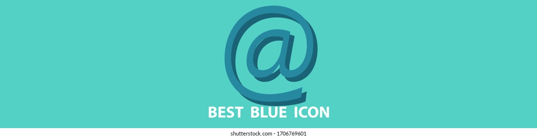 email icon stock vector illustration flat design.