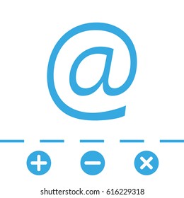 email icon stock vector illustration flat design