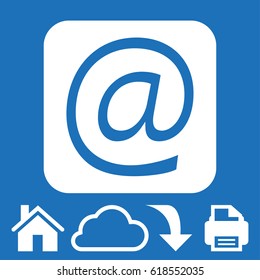 email icon stock vector illustration flat design