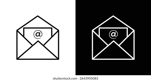Concepto de símbolo de icono de correo electrónico para Diseño gráfico, Sitio web, interfaz de usuario. EPS