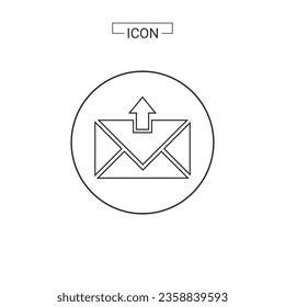 
Email icon. e-mail symbol graphics for web icon collections
