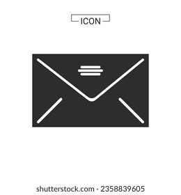 
Email icon. e-mail symbol graphics for web icon collections
