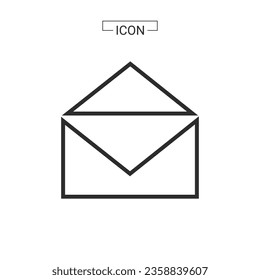 
Icono de correo electrónico. gráficos de símbolos de correo electrónico para colecciones de iconos web
