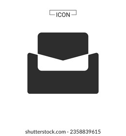 
Icono de correo electrónico. gráficos de símbolos de correo electrónico para colecciones de iconos web
