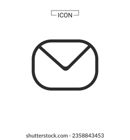 Email icon. e-mail symbol graphics for web icon collections