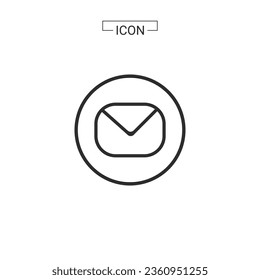 Email icon. e-mail symbol graphics for web icon collections

