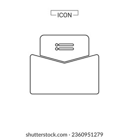 Email icon. e-mail symbol graphics for web icon collections
