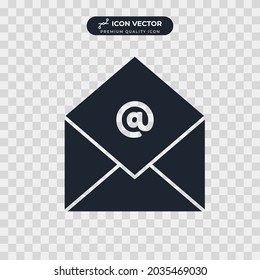 email icon symbol template for graphic and web design collection logo vector illustration