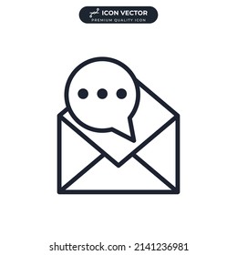 email icon symbol template for graphic and web design collection logo vector illustration